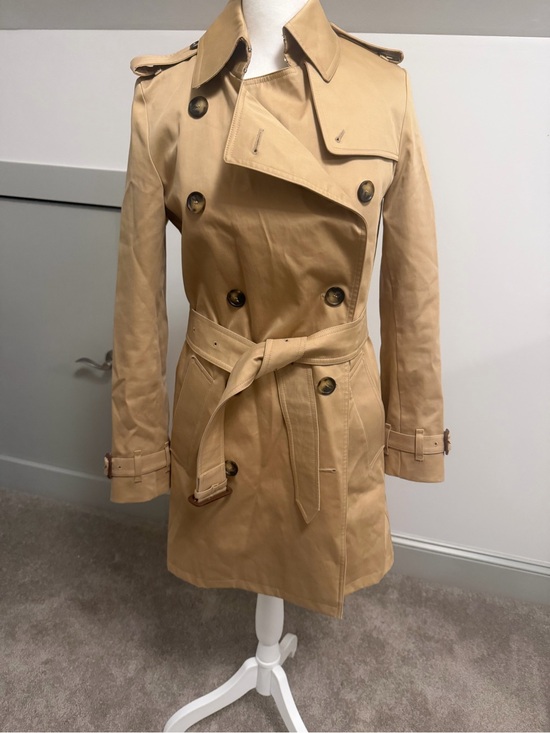 Burberry Jackets & Blazers - Burberry London Kensington Honey Beige Trench Coat Detachable Wool Liner Fit S/2